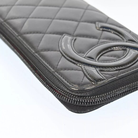 ❤️CHANEL Cambon Black Leather Wallet/Clutch❤️ - Picture 6 of 16